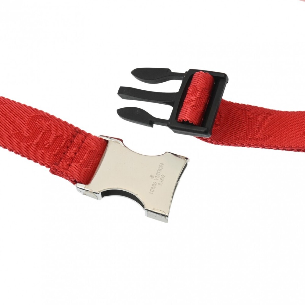 Louis Vuitton Red Leather Epi LV Supreme Bag Collaboration Body Bum - Picture 9 of 11